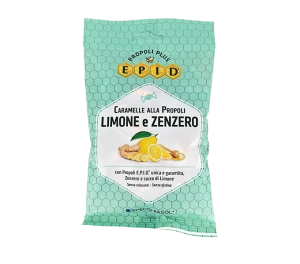 BONBONS PROPOLIS GINGEMBRE & CITRON - complément alimentaire marin fabriqué en France par Biothalassol Image BONBONS PROPOLIS GINGEMBRE & CITRON