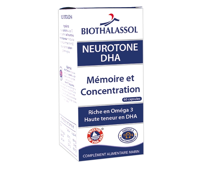 NEUROTONE DHA - complément alimentaire marin fabriqué en France par Biothalassol Image NEUROTONE DHA