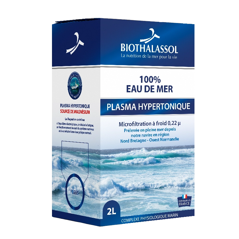Image PLASMA EAU DE MER HYPERTONIQUE BIB 2L 