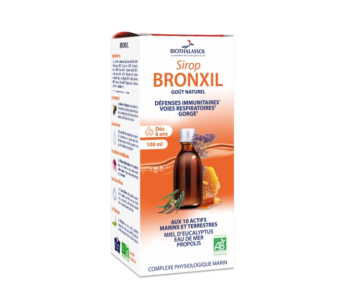 SIROP BRONXIL - complément alimentaire marin fabriqué en France par Biothalassol Image SIROP BRONXIL