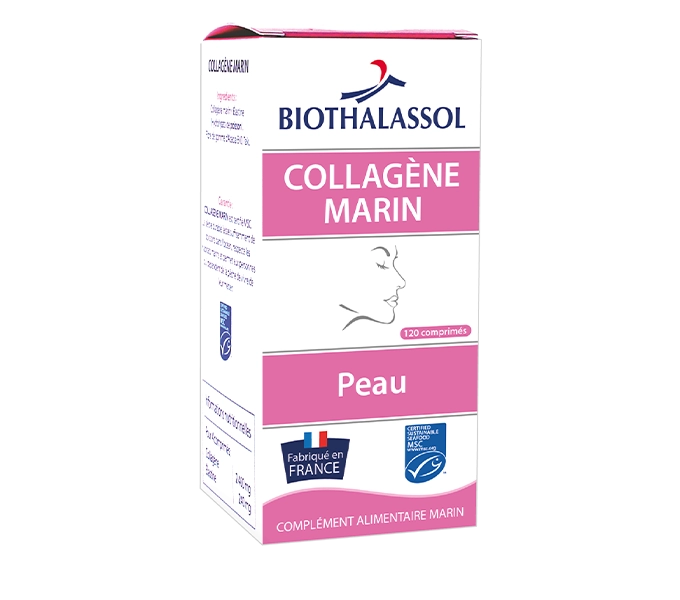 COLLAGÈNE MARIN - complément alimentaire marin fabriqué en France par Biothalassol Image COLLAGÈNE MARIN