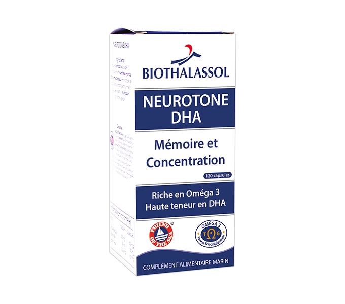 NEUROTONE DHA - complément alimentaire marin fabriqué en France par Biothalassol Image NEUROTONE DHA