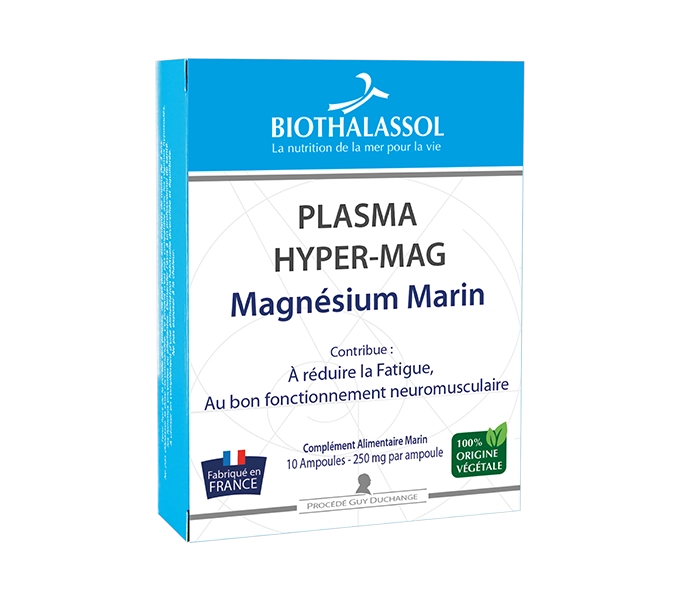 PLASMA HYPER MAG - complément alimentaire marin fabriqué en France par Biothalassol Image PLASMA HYPER MAG