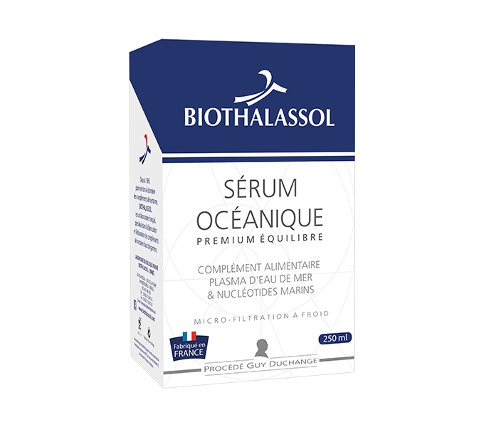 SÉRUM OCÉANIQUE PREMIUM ÉQUILIBRE - complément alimentaire marin fabriqué en France par Biothalassol Image SÉRUM OCÉANIQUE PREMIUM ÉQUILIBRE